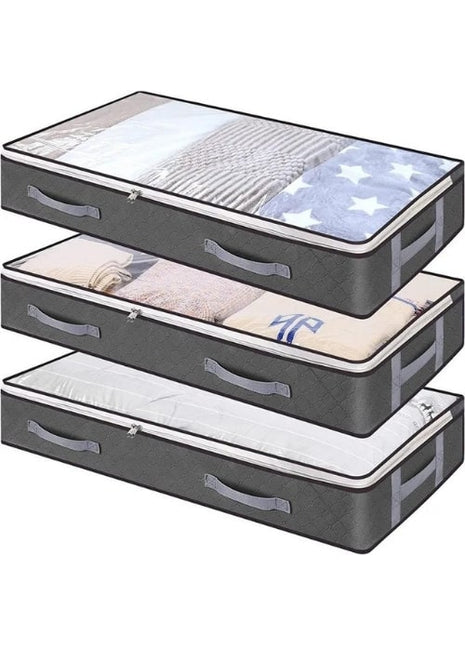 Maximize your small space with this practical under-bed storage box.


