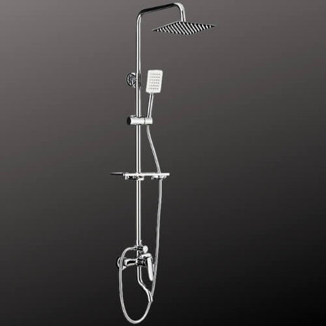 Provides a wide and enveloping shower experience with its generous size.

