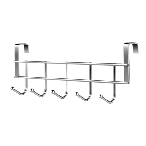 This over-the-door hook organizer offers a sleek design, perfect for any room in the house.

