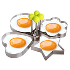 תבנית חביתה בצורת לב מנירוסטה – מושלמת לארוחת בוקר יצירתית לילדים

