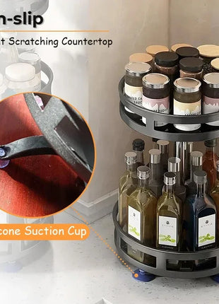 Enhance your kitchen aesthetics while keeping your spices organized and accessible.

