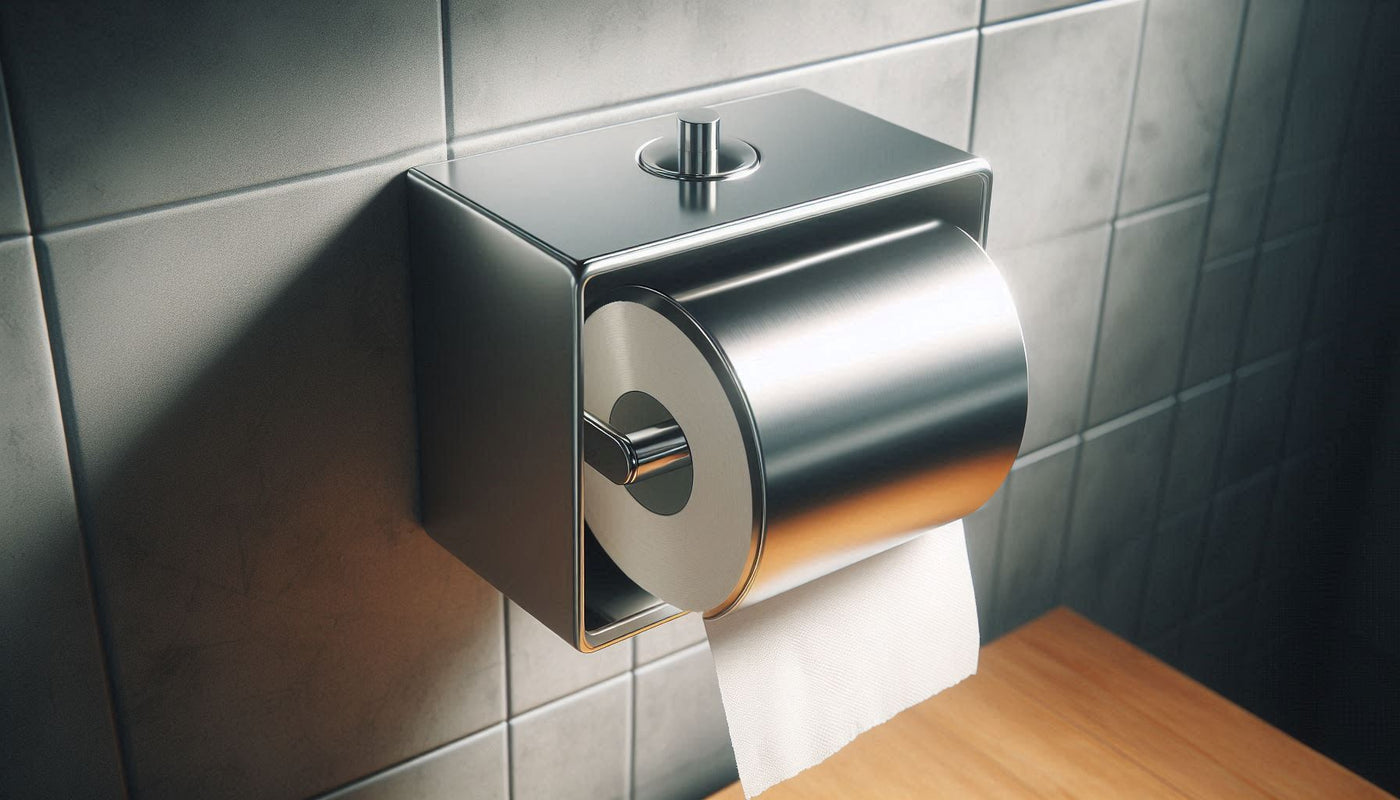 Toilet paper holders - practical and stylish holders designed to keep your toilet paper easily accessible and organized.