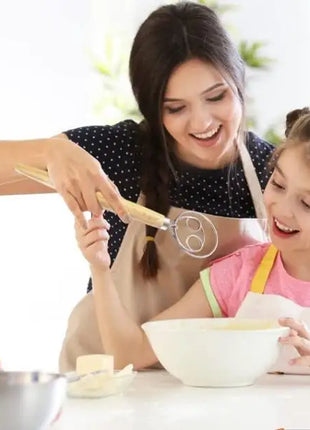 מקציף דני מסורתי לערבוב יעיל של בצק לחם

