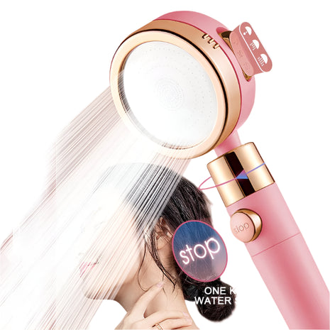 ראש מקלחת מגביר לחץ מים – מראה יוקרתי ומודרני