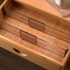 This set of versatile drawer dividers keeps your drawers organized and your items easy to find