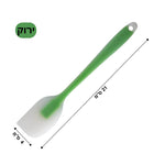 Versatile and durable pink silicone spatula for all your baking and cooking needs