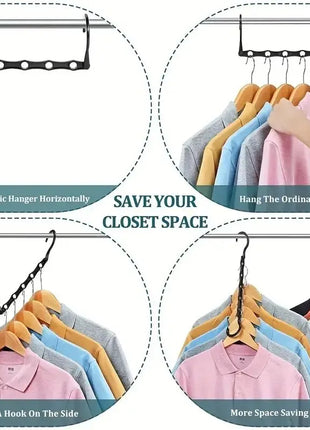 Great for clothes, scarves, ties, and accessories.


