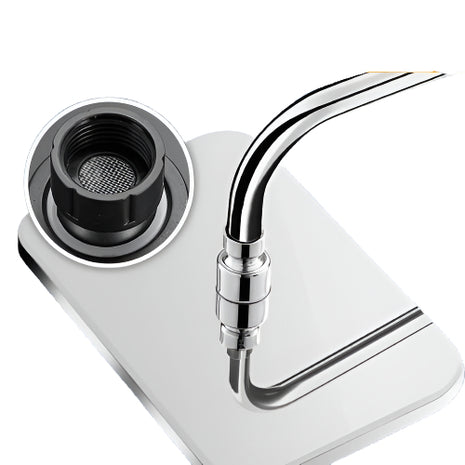 ראש מקלחת מרובע פליז 300 מ"מ – לחץ גבוה וחיסכון במים