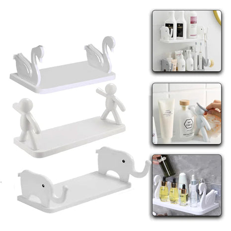 מדף קיר לתצוגת דמויות פעולה