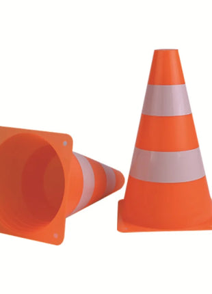 קונוס אימון מפלסטיק – 23 ס"מ לספורט, כדורגל ואזהרה

