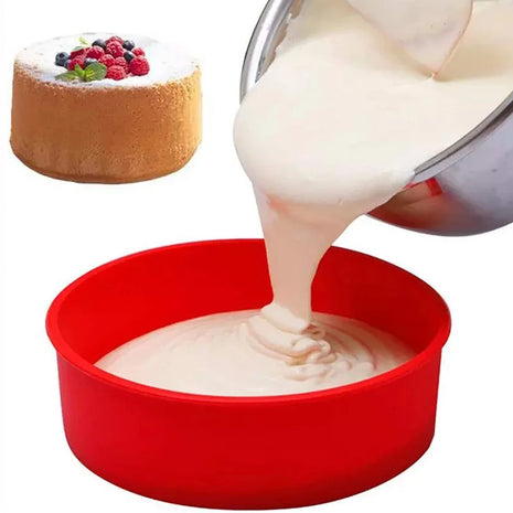 תבנית סיליקון עגולה לאפייה ביתית מקצועית

