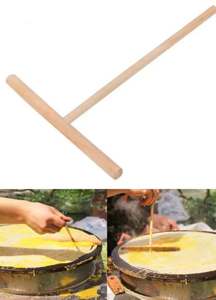 מפזר בלילה מעץ להכנת פנקייקים בצורה אחידה
