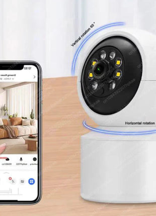 מצלמת אבטחה שיאומי 360° – ווב 4K עם חיישן תנועה ובקרת לילה

