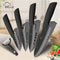 Includes fruit knife, utility knife, and slicing knife with ceramic blades.


