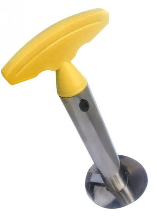  Peel and slice pineapples effortlessly with this practical and durable stainless steel  cutter