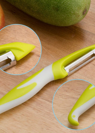 Cleaning up after using this peeler is a breeze, and it is safe to wash in your dishwasher.

