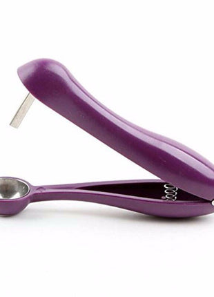  Experience fast and easy cherry pitting with this stapler-style tool that preserves fruit shape.