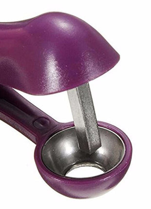 Remove cherry pits quickly and effortlessly with this handy kitchen tool