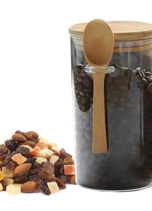 These jars add a touch of natural elegance to your kitchen while providing practical storage solutions.

