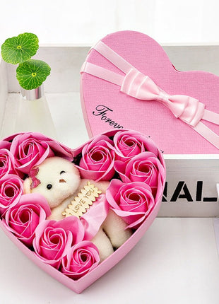 Elegant heart-shaped box for a romantic gift.