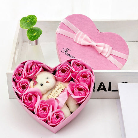 Elegant heart-shaped box for a romantic gift.